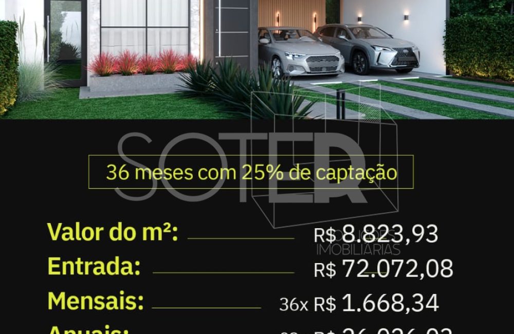 Simulador casa terrea 136,13m² parcelad oem 36X